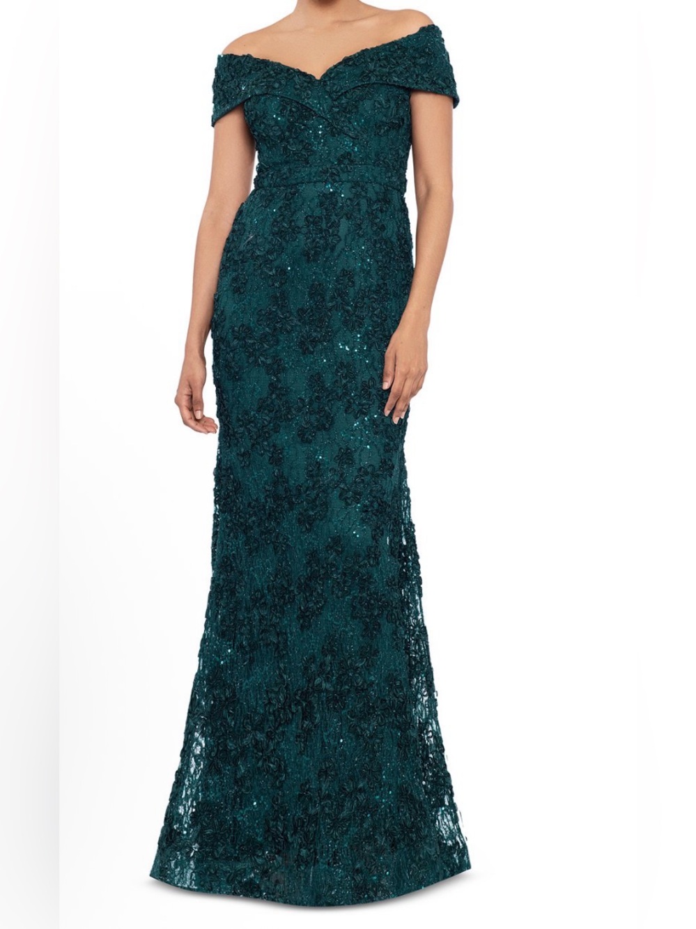 Xscape evening off shoulder Dress Size 10